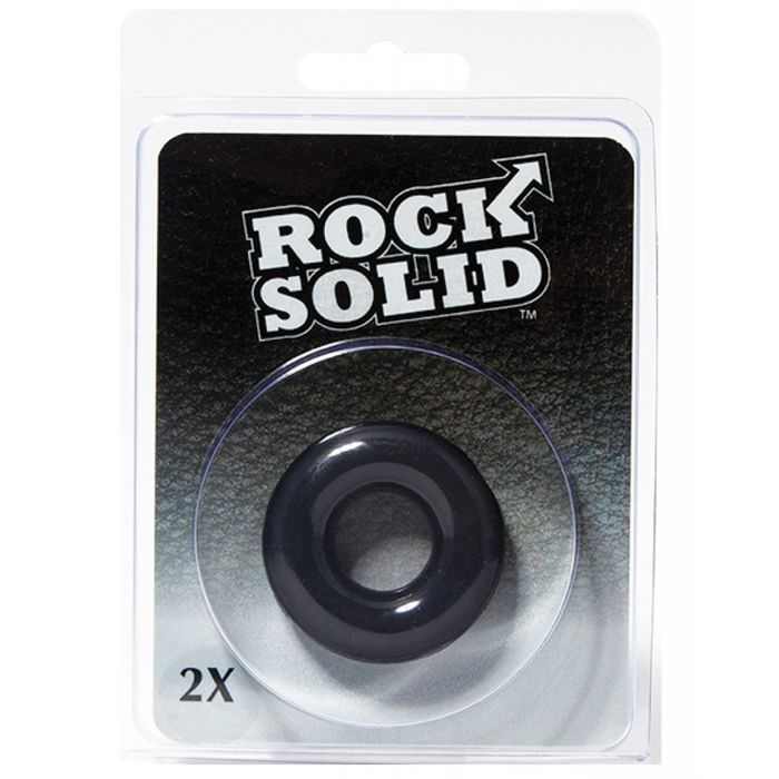 Rock Solid 2" Black Donut Ring