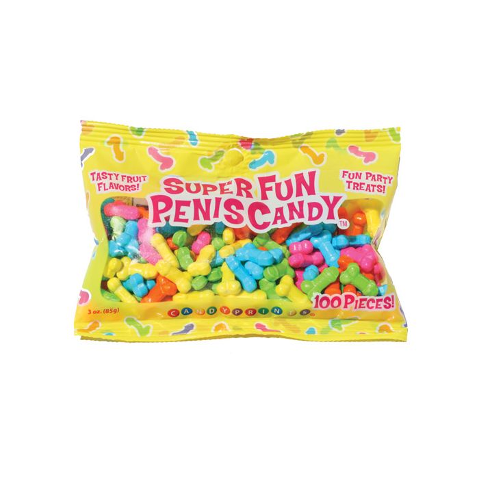Super Fun Penis Candy - 100 pcs Per 3 oz Bag