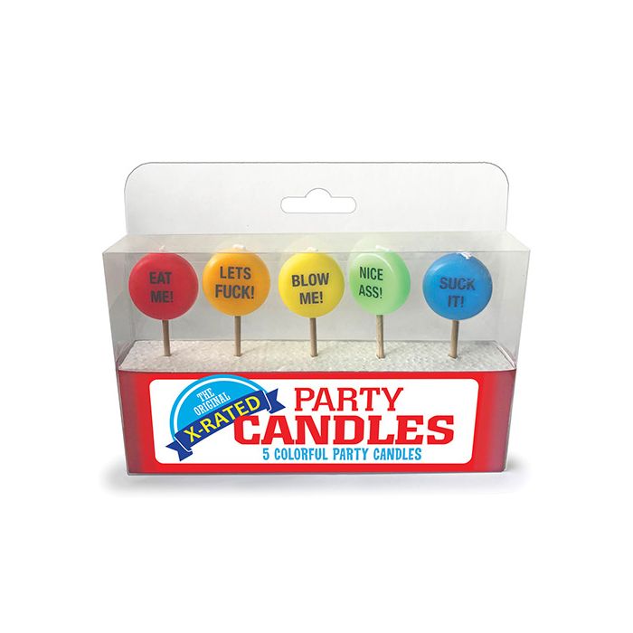 X-Rated Party Candles - Set of 5
