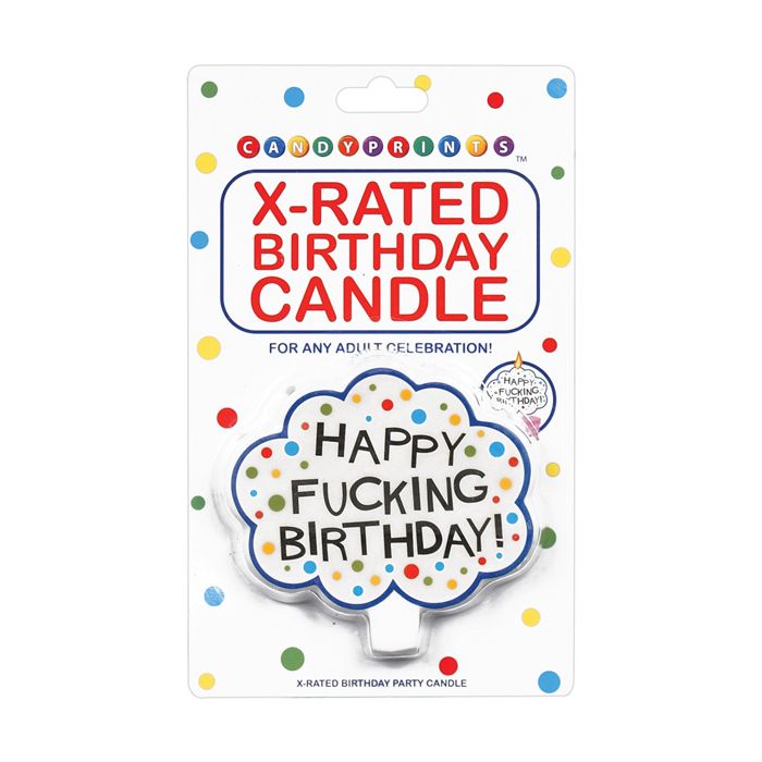 Happy Fucking Birthday Candle