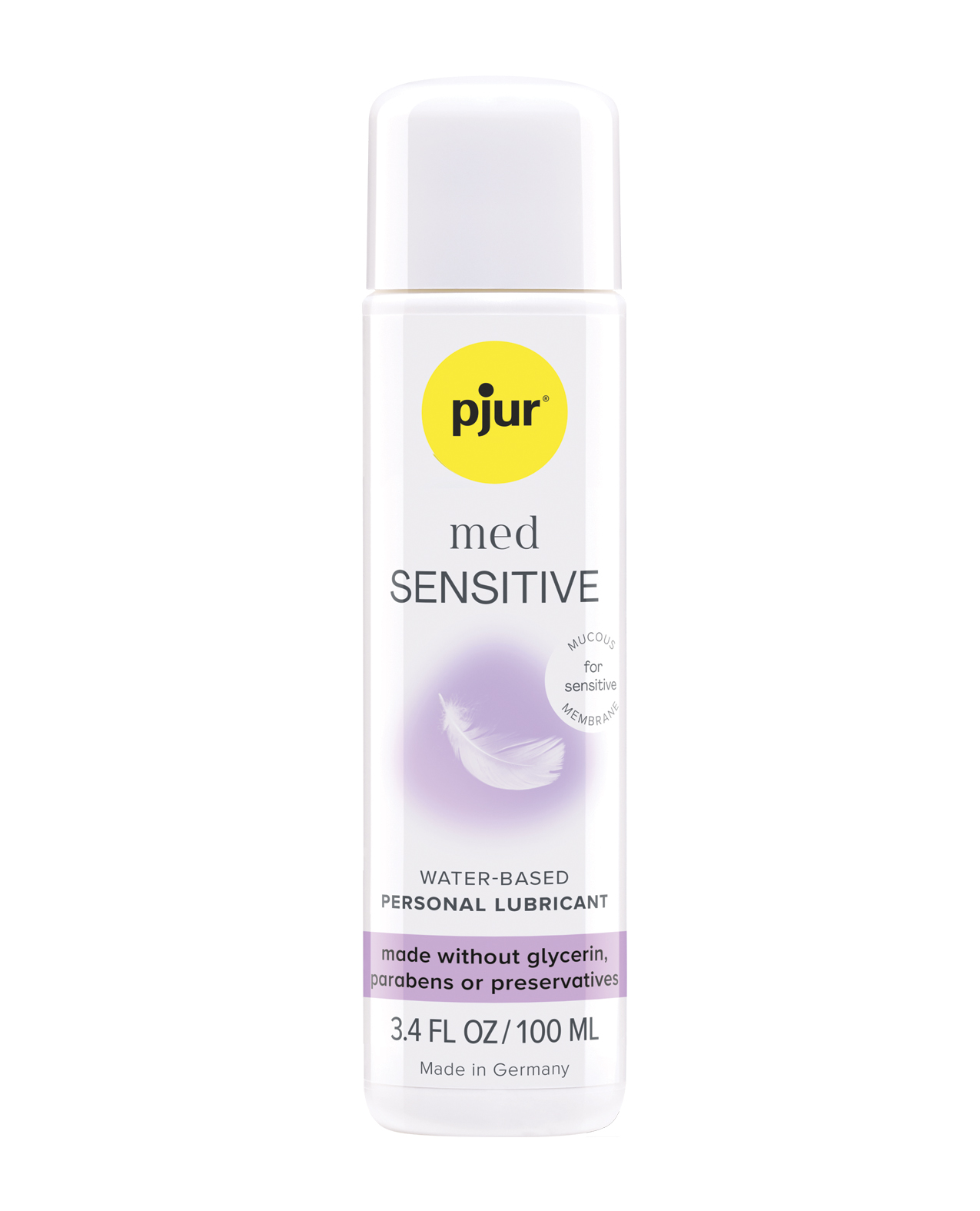 Pjur Med Sensitive Glide Water Based Personal Lubricant - 100 ml Bottle