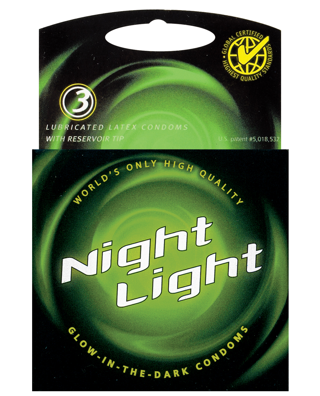Night Light Glow in the Dark Condoms - Box of 3