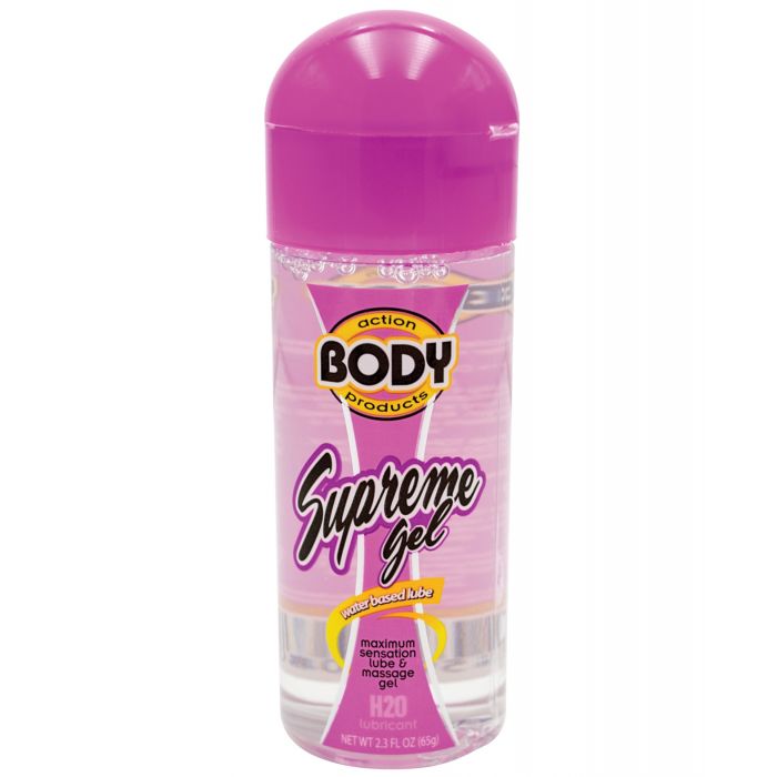 Body Action Supreme Water Based Gel - 2.3 oz Bottle