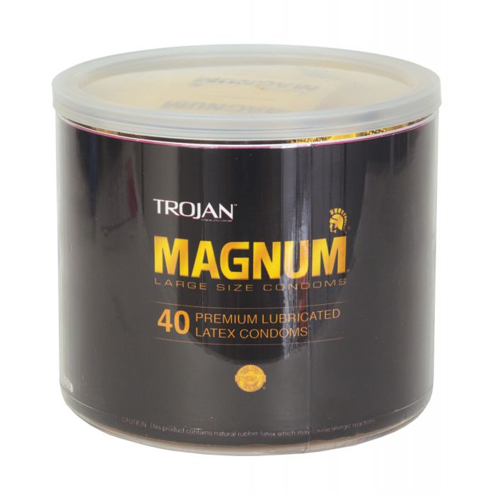 Trojan Magnum Condoms - Bowl of 40