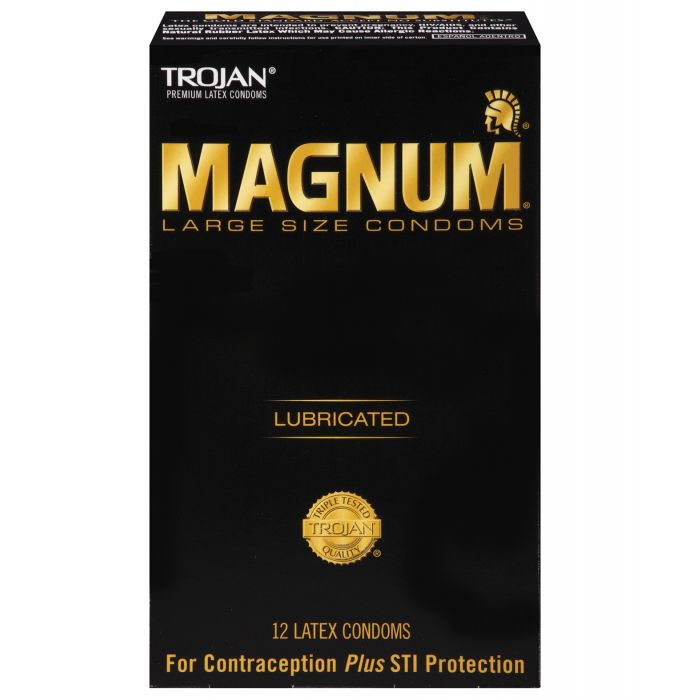 Trojan Magnum Condoms - Box of 12