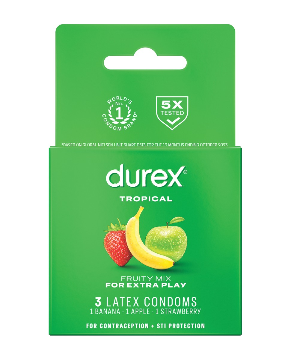 Durex Tropical Flavors - Box of 3