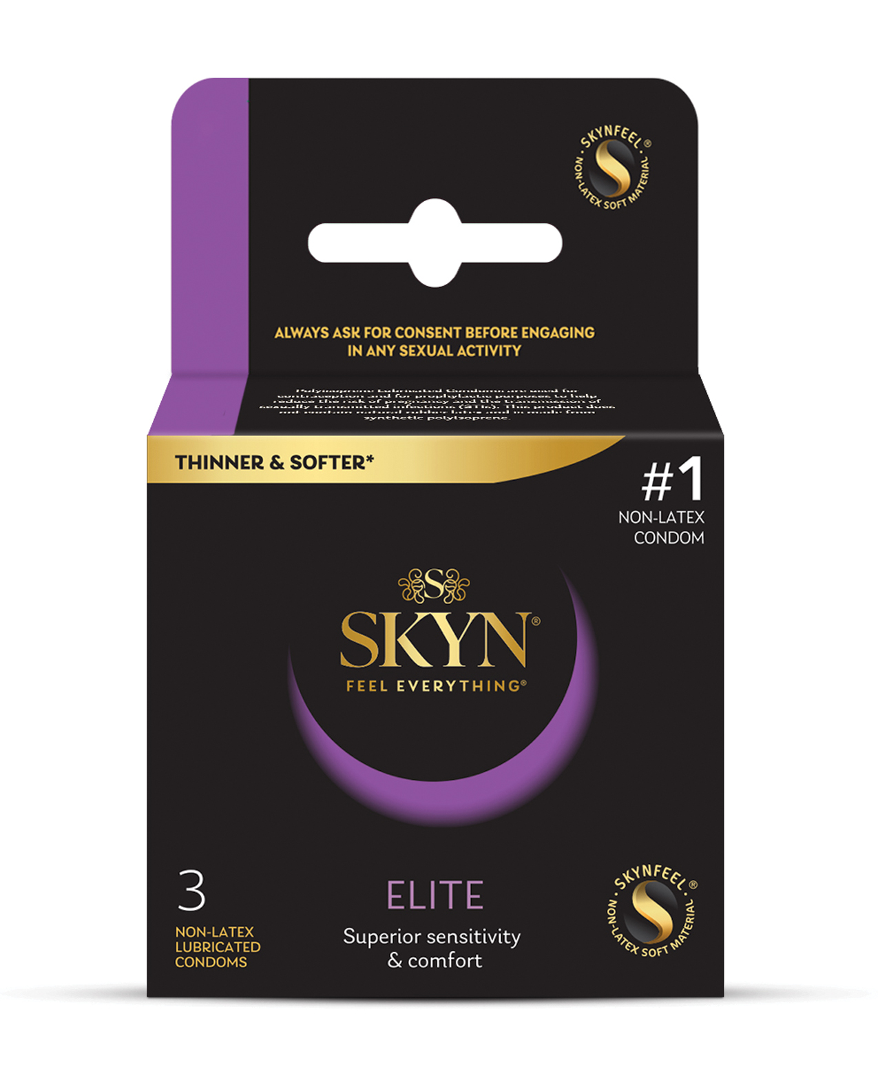 Lifestyles SKYN Elite Ultra Thin Condoms -  Pack of 3