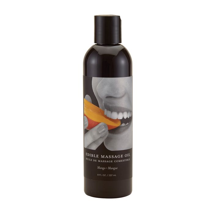 Earthly Body Edible Massage Oil - 8 oz Mango