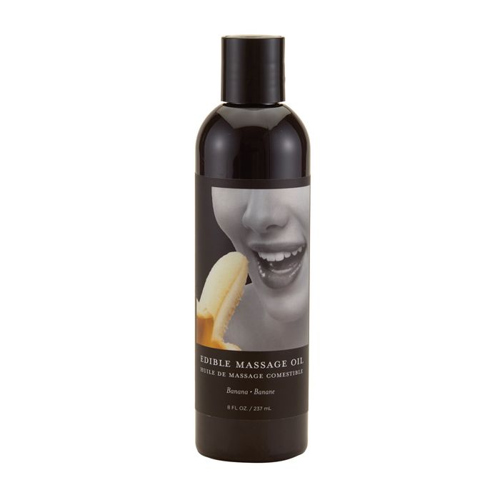 Earthly Body Edible Massage Oil - 8 oz Banana