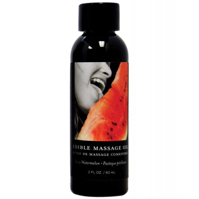 Earthly Body Edible Massage Oil - 2 oz Watermelon