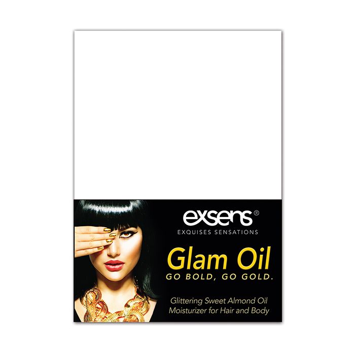 PROMO EXSENS of Paris Glam Oil Tent Card