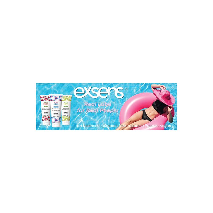 PROMO EXSENS of Paris Real Lube for Real People Shelf Talker