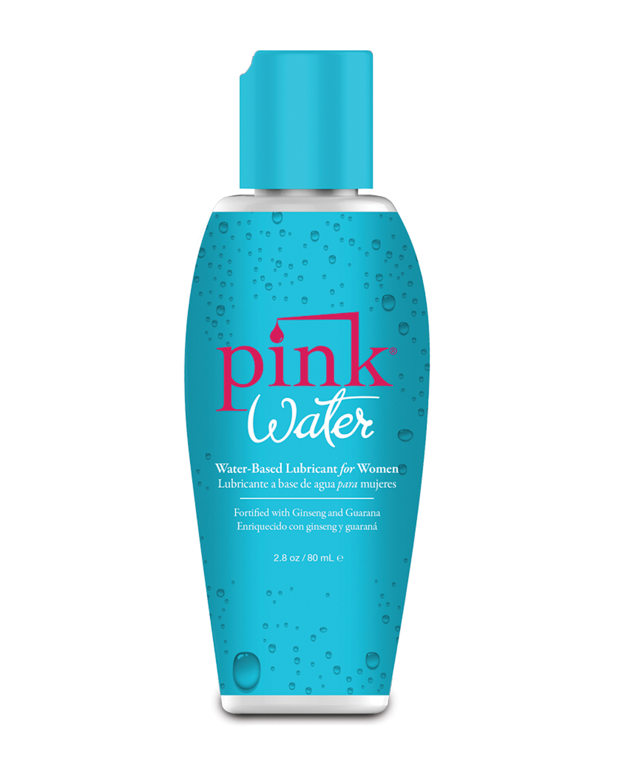 Pink Water Lube - 2.8 oz Flip Top Bottle