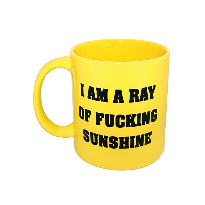 Attitude Mug I am a Ray of Fucking Sunshine - Yellow