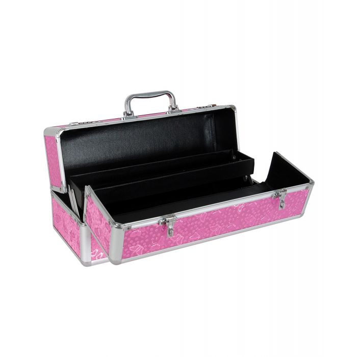 Large Lockable Vibrator Case - Pink