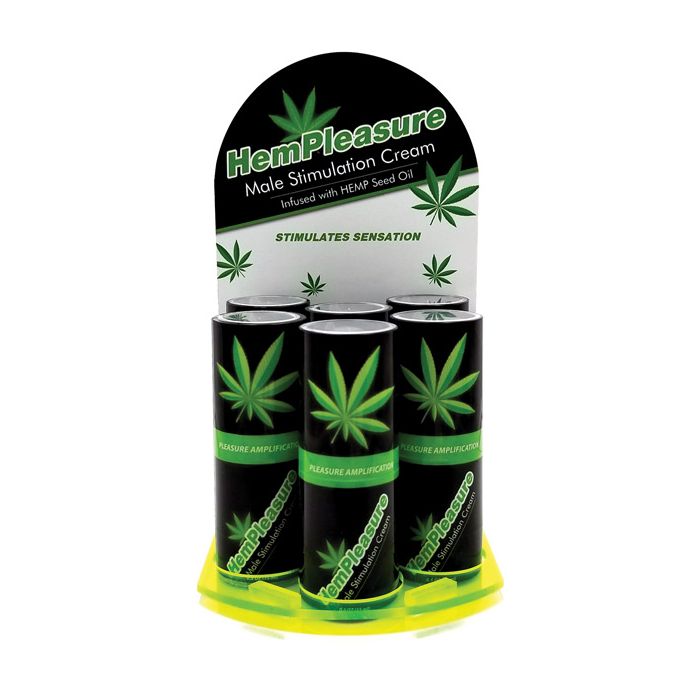 HemPleasure for Men Display - .5 oz Display of 6