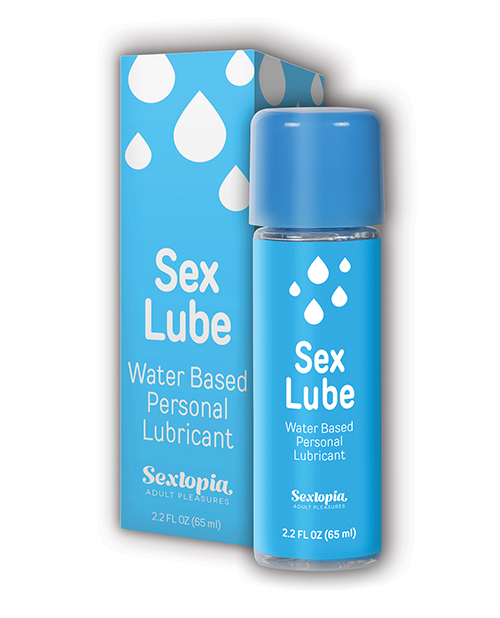Sextopia Sex Lube Water Based Personal Lubricant - 2.2 oz Bottle 