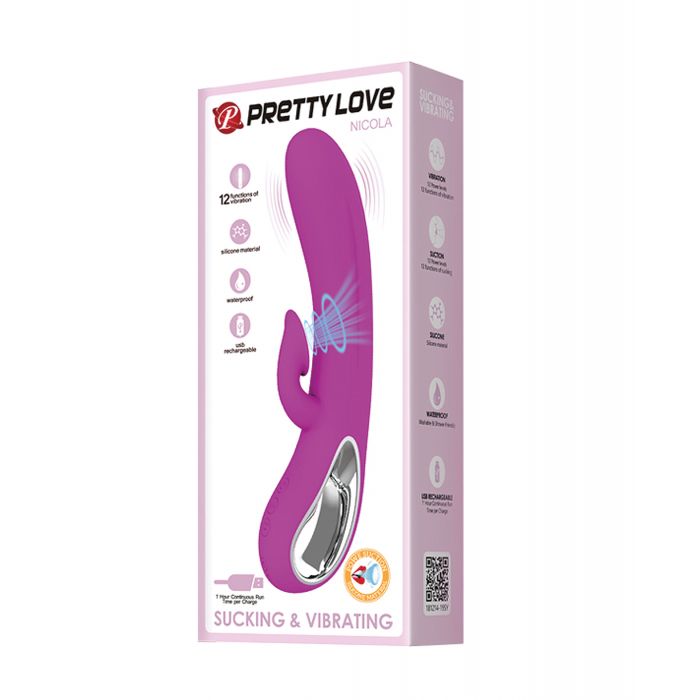 Pretty Love Nicola Massage Sucking Rabbit - 12 Functions
