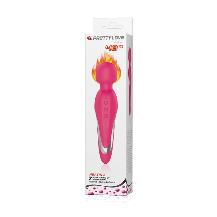 Pretty Love Michael Heating Body Wand - Pink