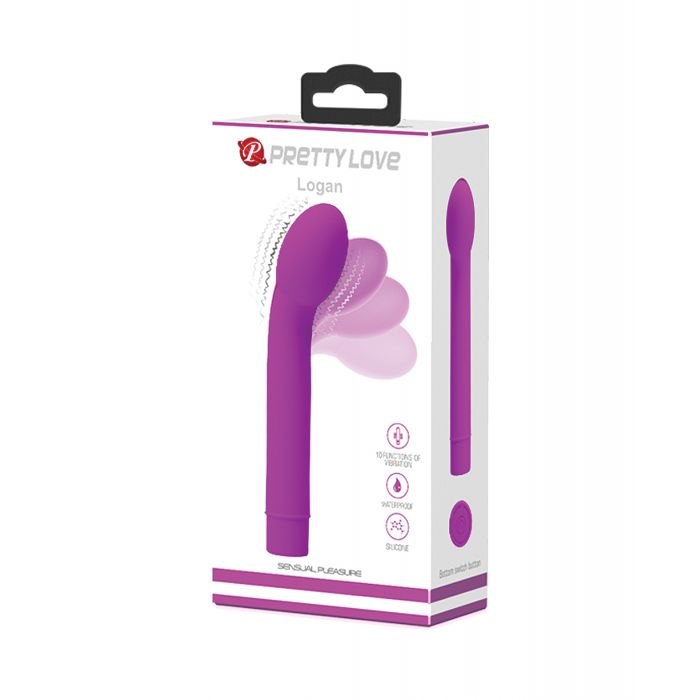 Pretty Love Logan Bendable G-Spot Vibrator - Fuchsia 