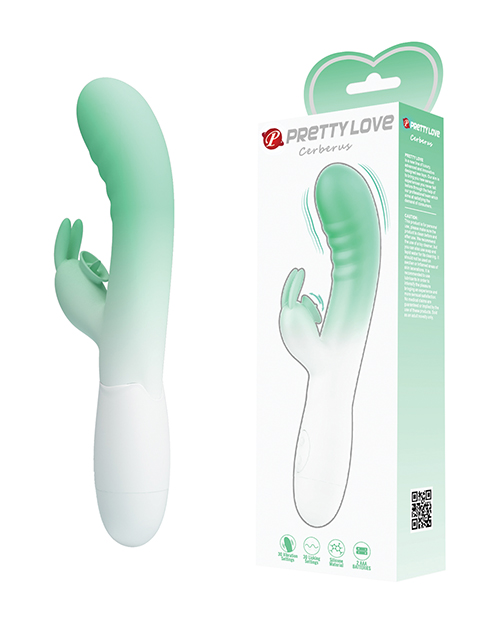 Pretty Love Cerberus Licking Rabbit - Aqua Ombre 
