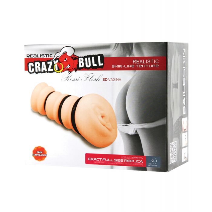 Crazy Bull Rossi Vagina Masturbator Sleeve - Flesh