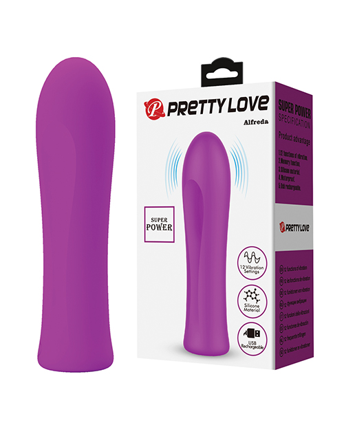 Pretty Love Super Power Alfreda Bullet - Fuchsia 