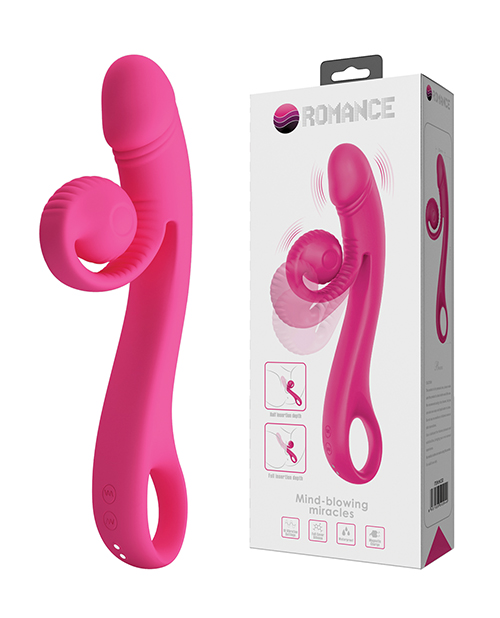 Pretty Love Romance Beau Snail Rabbit - Hot Pink 