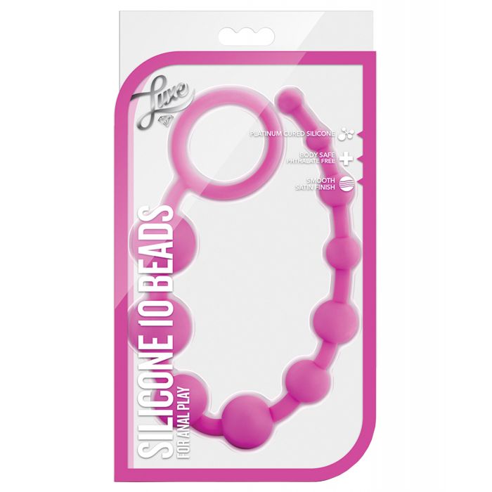 Blush Luxe Silicone Beads 10 - Pink