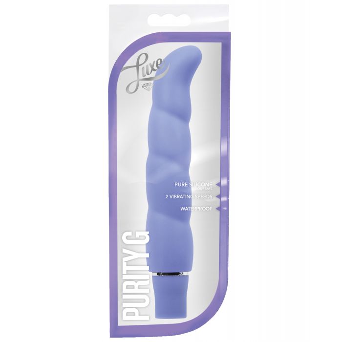 Blush Luxe Purity G Silicone Vibrator - Periwinkle