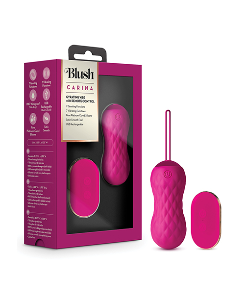 Blush Carina Remote Controlled Bullet - Velvet 