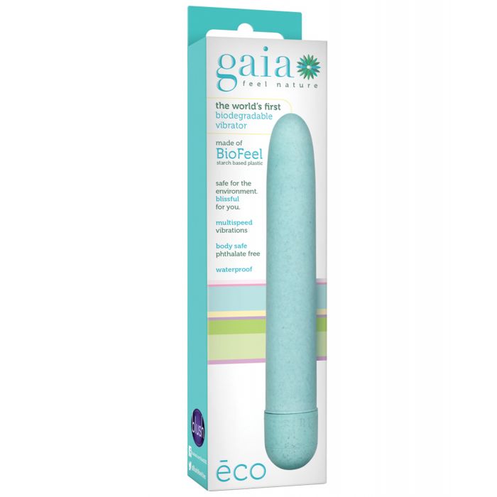 Blush Gaia Biodegradable Vibrator Eco - Aqua