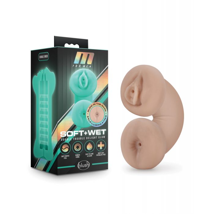 Blush M for Men Soft & Wet Double Trouble Glow in the Dark - Ivory