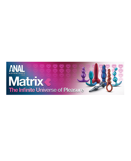 PROMO Blush Anal Adventures Matrix Holographic Slatwall Sign