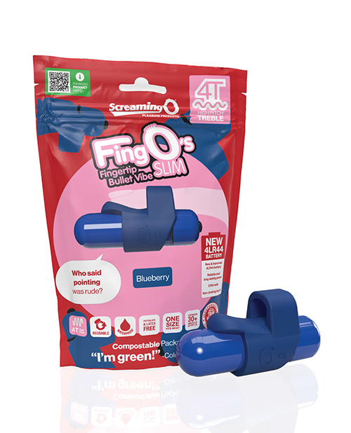 Screaming O 4T FingO Slim - Blueberry 