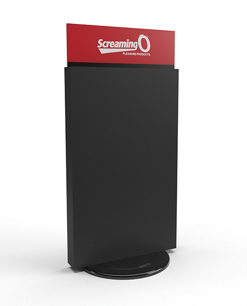 PROMO Screaming O Empty Counter Display w/Graphics and Hooks - Drop Ship Only Customer Pays Freight