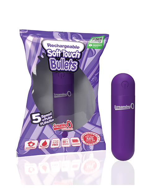 Screaming  O Soft Touch Rechargeable Bullet - Purple 