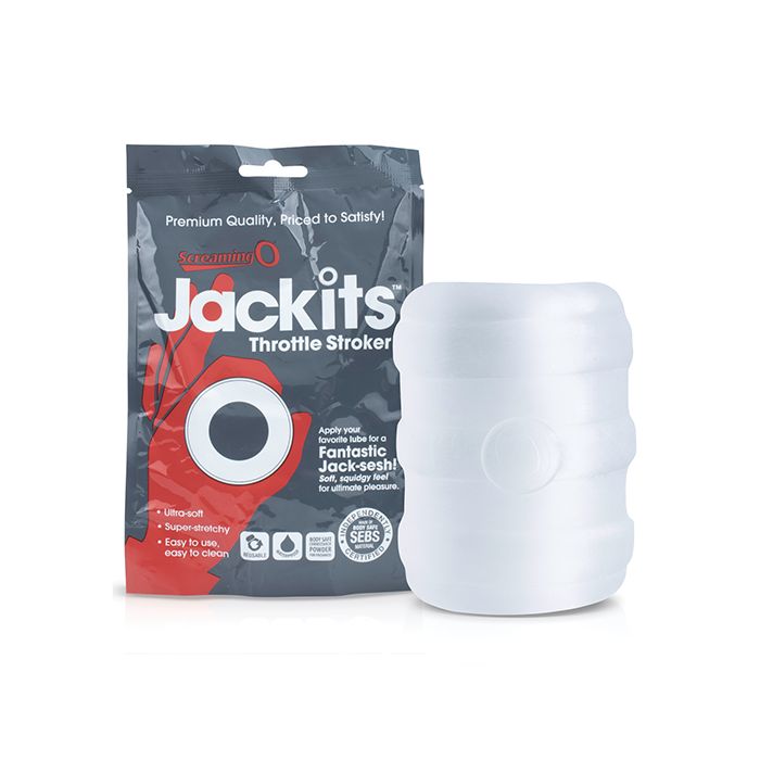 Screaming O Jackits Throttle Stroker - Clear