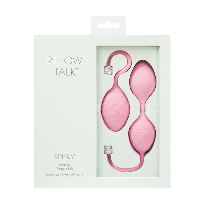 Pillow Talk Frisky Pleasure Balls - Pink