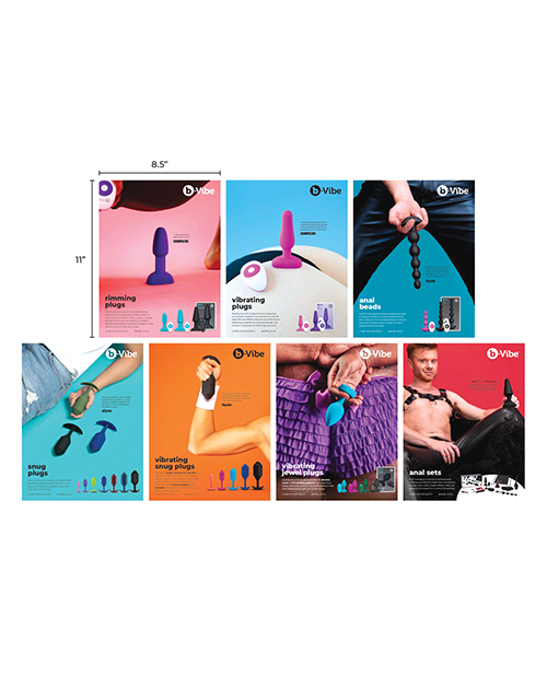 PROMO b-Vibe 8.5 x 11 Product Easels - Set of 7