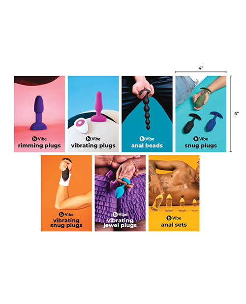 PROMO b-Vibe 4 x 6 Product Easels - Set of 7 