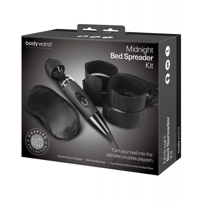 XGen Bodywand Midnight Massage Bedroom Play Kit - 3 pc Black