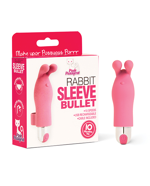 Pink Pussycat Rabbit Sleeve Bullet 