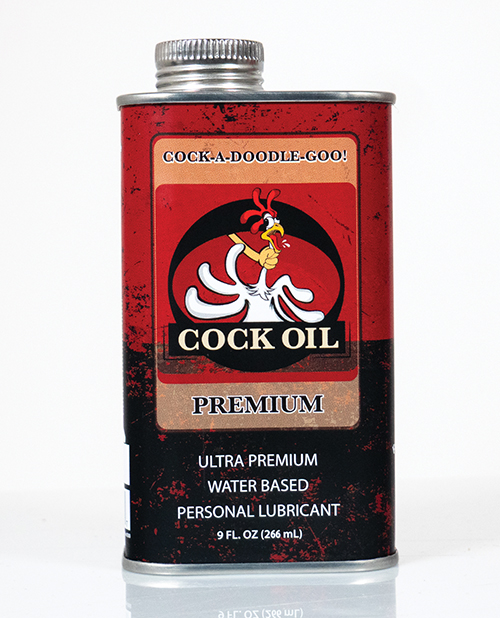 Cock Oil Water Based Lubricant - Metal Can 9 oz 