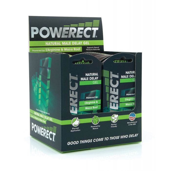 Powerect Natural Delay Serum Foil Display - 5 ml Display of 54