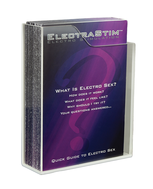 PROMO "What is Electrosex" Bundle w/ Postcards & Display - 50 ct