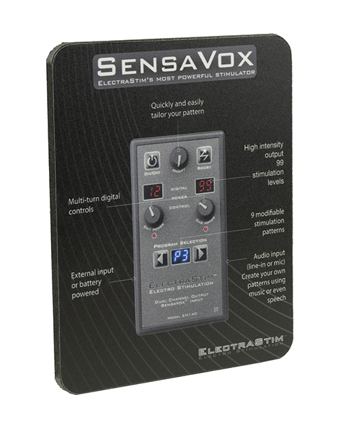 PROMO ElectraStim Sensavox POS Sign
