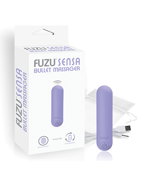 Fuzu Sensa Activated Rechargeable Bullet Massager - Pastel Purple 