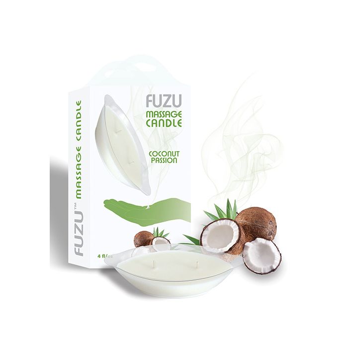 Fuzu Massage Candle - 4 oz Coconut Passion