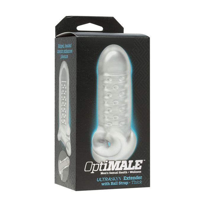 OptiMale Extender w/Ball Strap Thick - Frost